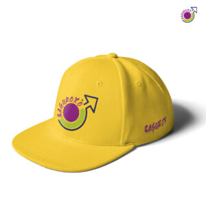 BONÉ AMERICANO AMARELO SEM TELA