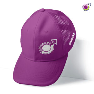 BONÉ AMERICANO ROXO COM TELA