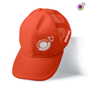 BONÉ AMERICANO VERMELHO COM TELA